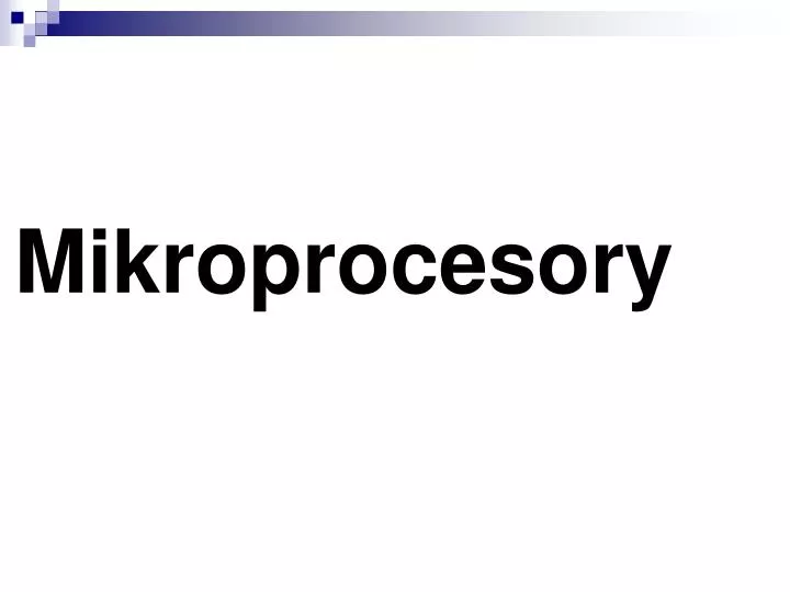 mikrop rocesory