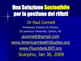 una soluzione sostenibile per la gestione dei rifiuti