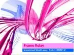 Frame Relay - slide 1