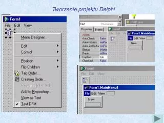 tworzenie projektu delphi