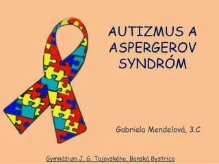 autizmus a aspergerov syndr m