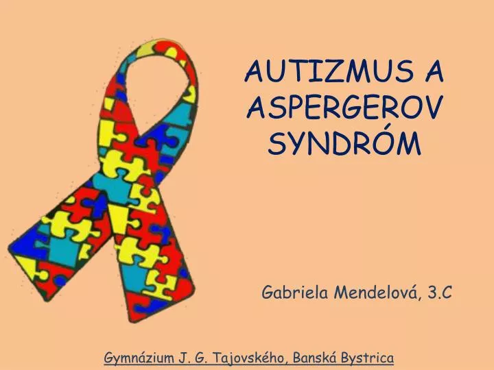 autizmus a aspergerov syndr m