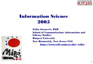 information science 2005