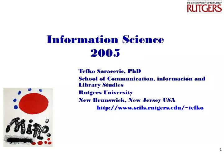information science 2005