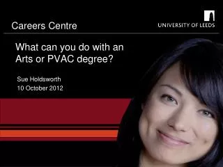 What can you do with an Arts or PVAC degree?