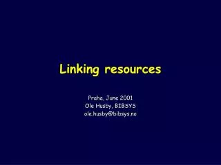 Linking resources