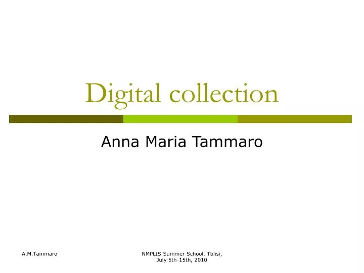 digital collection