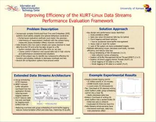 Improving Efficiency of the KURT-Linux Data Streams Performance Evaluation Framework