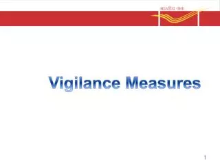 Vigilance Measures