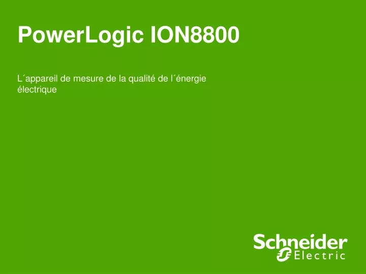 powerlogic ion8800