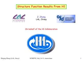 Structure Function Results From H1