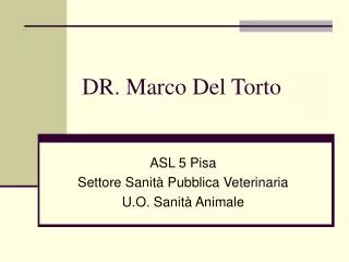 dr marco del torto
