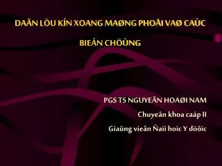 da n l u k n xoang ma ng pho i va ca c bie n ch ng