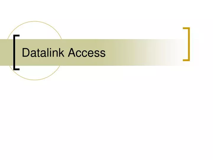 datalink access