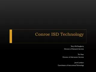 Conroe ISD Technology