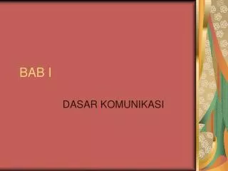 bab i