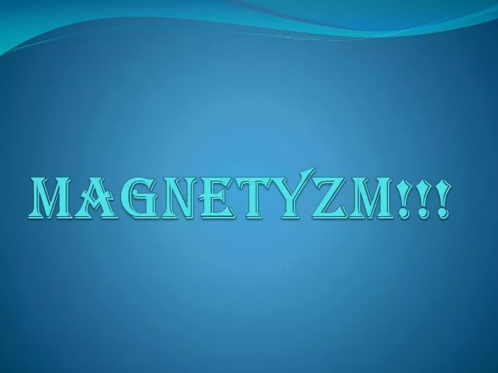 magnetyzm