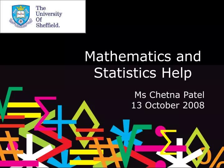mathematics and statistics help