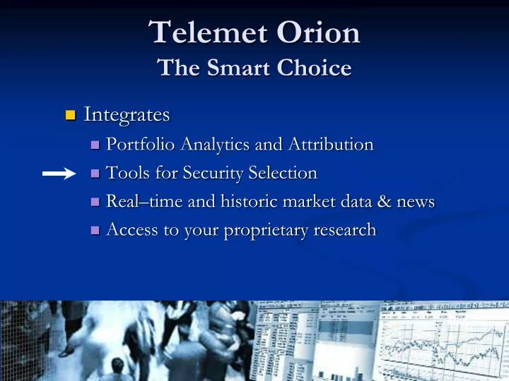 telemet orion the smart choice