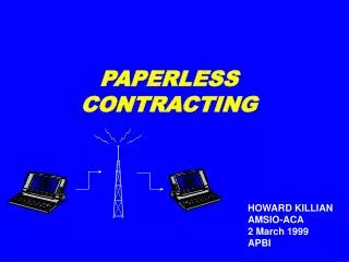 PAPERLESS CONTRACTING