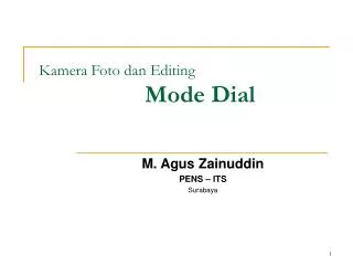 kamera foto dan editing mode dial