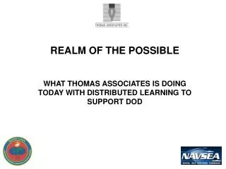 REALM OF THE POSSIBLE