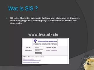 wat is sis