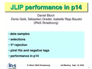 JLIP performance in p14