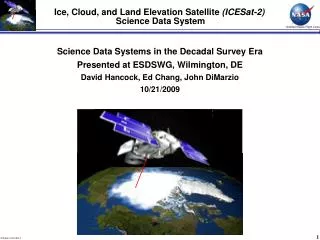 Ice, Cloud, and Land Elevation Satellite (ICESat-2) Science Data System