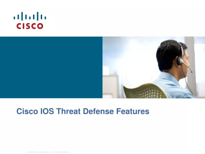 cisco ios threat defense features