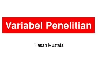 variabel penelitian