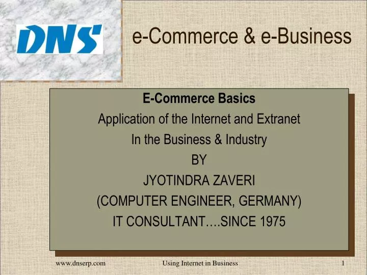 e commerce e business