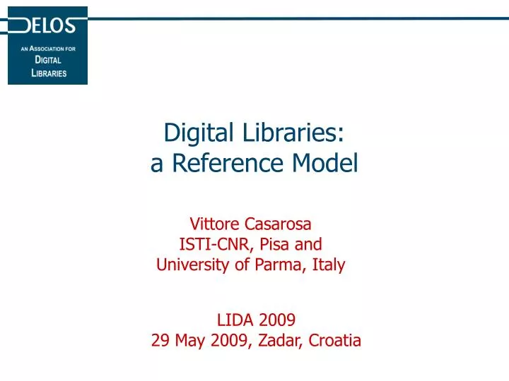 digital libraries a reference model