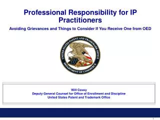 Professional Responsibility for IP Practitioners
