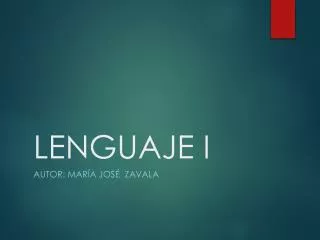 lenguaje i