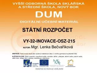 st tn rozpo et