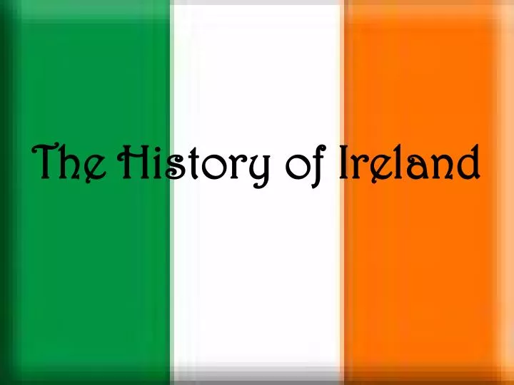 the history of ireland