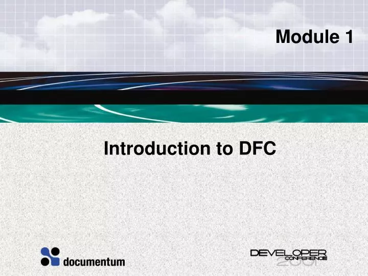 introduction to dfc
