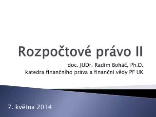 rozpo tov pr vo ii