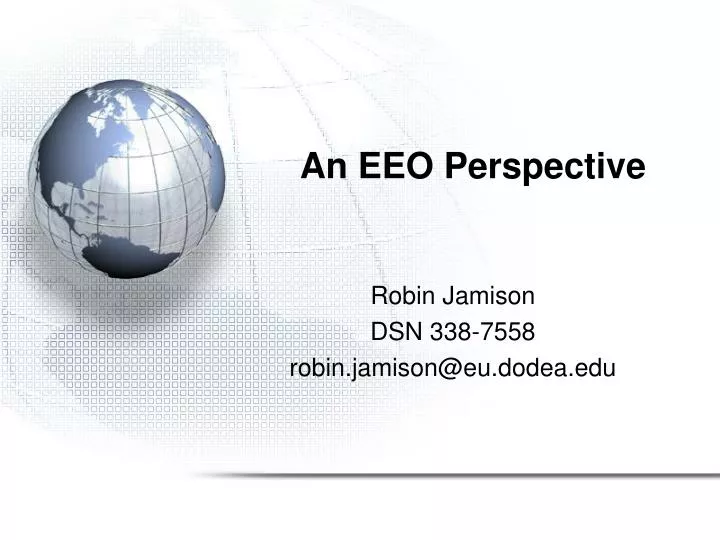 an eeo perspective