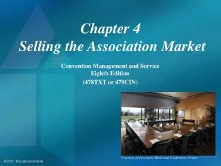 Chapter 4 Selling the Association Market