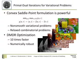 Primal-Dual Iterations for Variational Problems