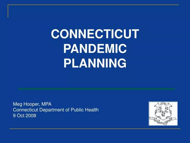 connecticut pandemic planning