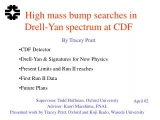 High mass bump searches in Drell-Yan spectrum at CDF