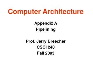 computer architecture
