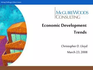 Economic Development Trends