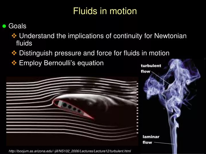 fluids in motion