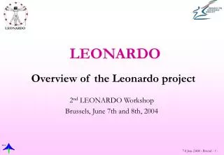 Overview of the Leonardo project