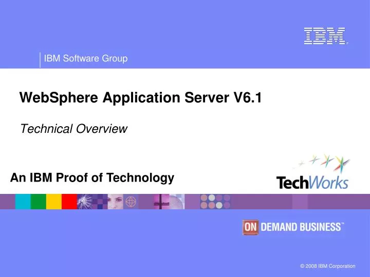websphere application server v6 1 technical overview