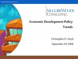 Economic Development Policy Trends